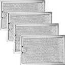 WB06X10309 Microwave Oven Grease Filter 7-5/8 x 5" Compatible with GE WB06X10359 Microwave Filter Replacement Parts by AMI PARTS (4 Packs)