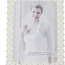 Romantic White Pearl and Crystal Decorated Plastic Family Picture Frame (5x7, Rectangular)