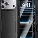 Complete Protection Kit for iPhone 17 Pro Max (6.9") Magnetic Case + 2 Screen Protectors, Slim, Shock-Absorbent, Compatible with MagSafe, Black