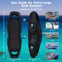 AWEMUFA Boat Fenders Easy to Install Bumper for Docking Ideal Fender for Pontoon, Bass, Jet Ski and Fishing Boats