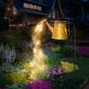 Solar Watering Can Light, Solar Yard Decorations Outdoor, IP65 Waterproof Hanging Solar Lantern Lights, Garden Decor Lights for Yard, Flower Bed Decor Light, Gardening Gifts for Mom, Grandma