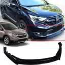 MUTUSAISI Gloss Black Front Bumper Lip Spoiler Splitter Fit for Compatible with Honda CRV CR-V 2017 2018 2019 2020, Air Dam Chin Body Kit Accessories