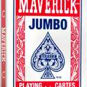 Maverick Jumbo Playing Cards 12 Pack, Large Print, Blue Deck, Bulk Playing Cards for Poker, Card Games, and Group Play