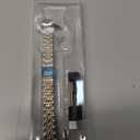 MioHHR Slim Metal Band Compatible with Apple Watch Band 42mm(Series 11 10) 41mm(Series 9 8 7) 40mm(Series 6 5 4 SE3/2/1) 38mm(Series 3 2 1),Stainless Steel iWatch Bands for Women,Silver/Gold