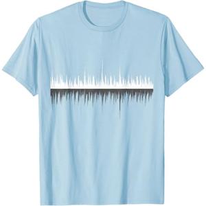 Sound Wave Awesome Music T-Shirt T-Shirt M