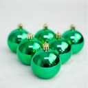 3 x St Patricks Day Decorations, 24pcs 4cm/1.5" Hanging Balls Irish Festival Dcor, Green Christmas Ball for St Patricks Day Tree Decorations