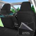 AOOG RAV4 Seat Covers Custom Fit for Toyota RAV4 2013-2018 XLE/SE/Limited/Platinum/Adventure,Luxury Faux-Leather SUV Seat Cover(Full Set,Black)