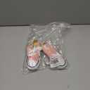 Mvlsoct Boys and Girl Low Top Canvas Kids Lace up Sneakers (7 Narrow Toddler, Pink)