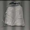 IBL LiveShine Golf Skorts for Women, Pleated Tennis Skirts Inner Shorts with Pocket Ringer Waist Casual Activewear (White, M)