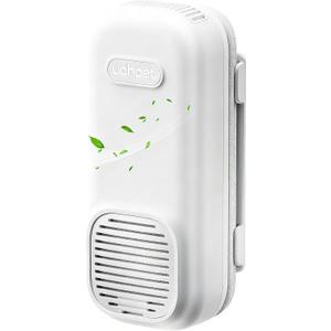 uahpet Bathroom Air Freshener, Plug in Air Purifier with Negative Ion, Nano & Fan-Powered, No Scent & No Refills Triple Home Deodorizer for Toilet, Bathroom, Kitchen, Garage Odors