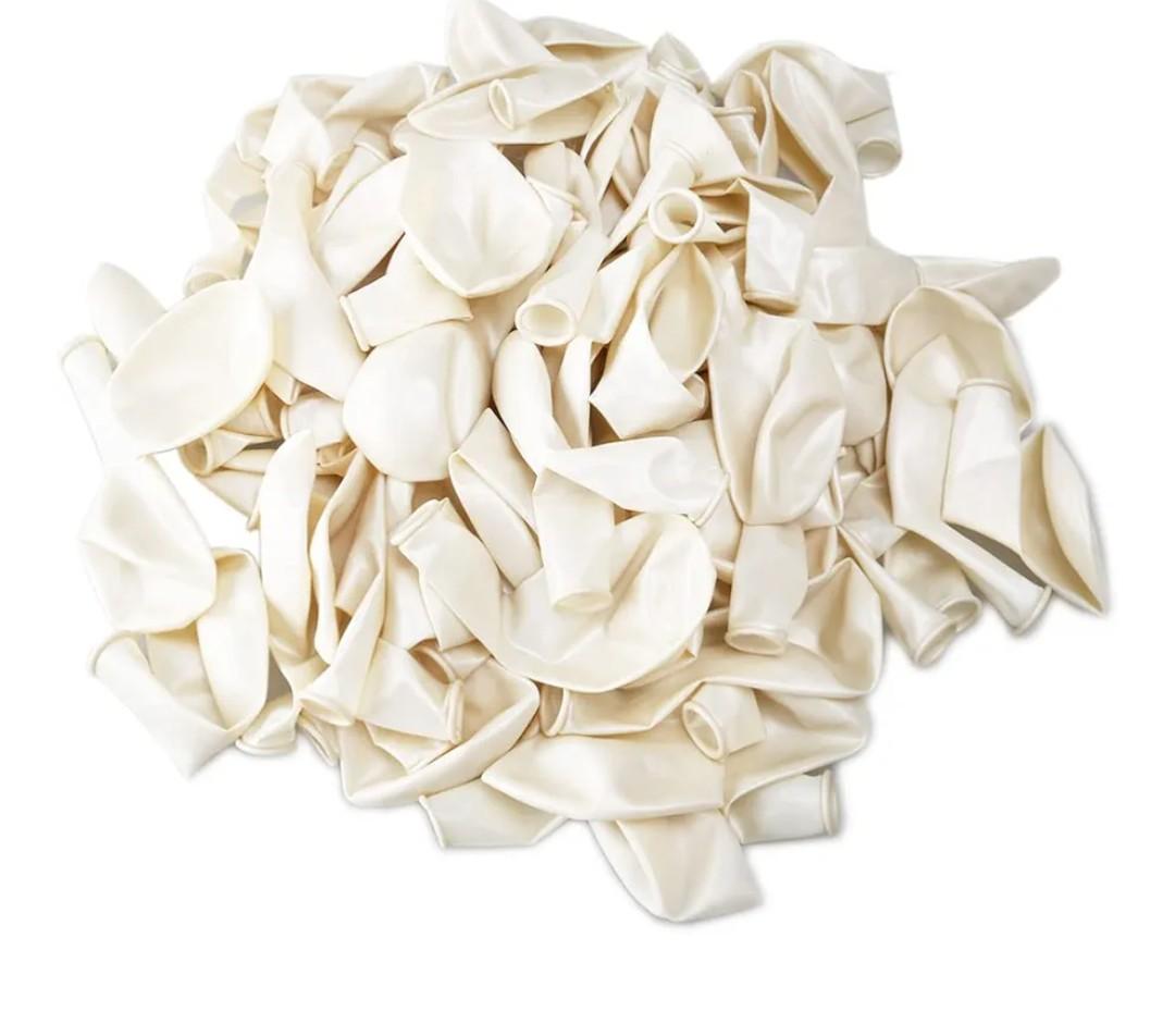 CHILDWEET 100pcs Neon Party Decorations Bright Latex Metallic Balloons for Birthday