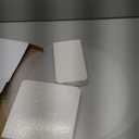 AHUAWA 4Pcs Buffet Risers, Foldable Food Risers for Buffet Table, 12" Reusable Cardboard Display Risers Cylinder Stands with Acrylic Plates for Party, Wedding, Catering & Birthday Decor