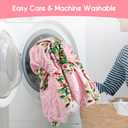 Christmas Throw Blanket 60"x50",Winter Merry Cute Pink Xmas Trees Holiday Festival Blanket for Women Men,Soft GIFS Flannel Fleece Throw for Home Living Room Bed Chair Couch Decor