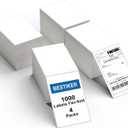 4x6 Thermal Labels 4000 Labels, Shipping Label Thermal Paper for Thermal Printers Zebra & Rollo (4 Packs of 1000)