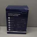 SHARDOR 3.5 Bar Espresso Machine  4-Cup Compact Espresso Maker with Milk Frother, 800 W Preheating Cappuccino Machine for Home, Black