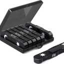 Large Weekly Pill Organizer 2 Times a Day, Travel Pill Box 7 Day, Portable Daily Pill Case, AM PM Pill Container for Medication, Vitamin, Fish Oils, Supplement