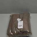 RYB HOME 100% Blackout Linen Textured Curtains 90 inches Long, Thermal Insulating Privacy Energy Saving for Bedroom Living Room Window Office Theater Dining Nursery, W 52 x L 90 in, Coffee, 2 Panels