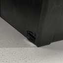 IRIS USA 20 Gallon Lockable Storage Bins with Lids, 6 Pack - Made in USA, Heavy Duty, Stackable Containers, Garage Organizing Bins Moving Tubs, Rugged Sturdy Equipment Utility Box - Black