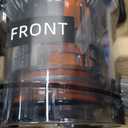 Cold Press Juicer, Wide Feed Chute Juicer Machines, Stainless Steel Slow Masticating Juicers Easy to Clean, Vegetables & Fruits Juice Extractor, High Juice Yield, Gray Knob