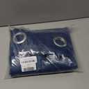 NICETOWN Blackout Navy Blue Curtains & Drapes for Living Room, 1 Panel, W55 x L78, Thermal Insulated Solid Grommet Sound Reducing Energy Saving Window Treatments for Porch/Hall