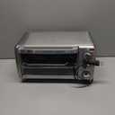 Black+Decker 4 Slice Toaster Oven - Stainless Steel