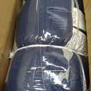 ROYALE LINENS Reversible Comforter - Twin Size Duvet Insert - All Season Soft Quilted Comforters with 8 Corner Tabs - Down Alternative Bedding Comforter - Duvet Insert (Navy/Silver, Twin 64"x84")