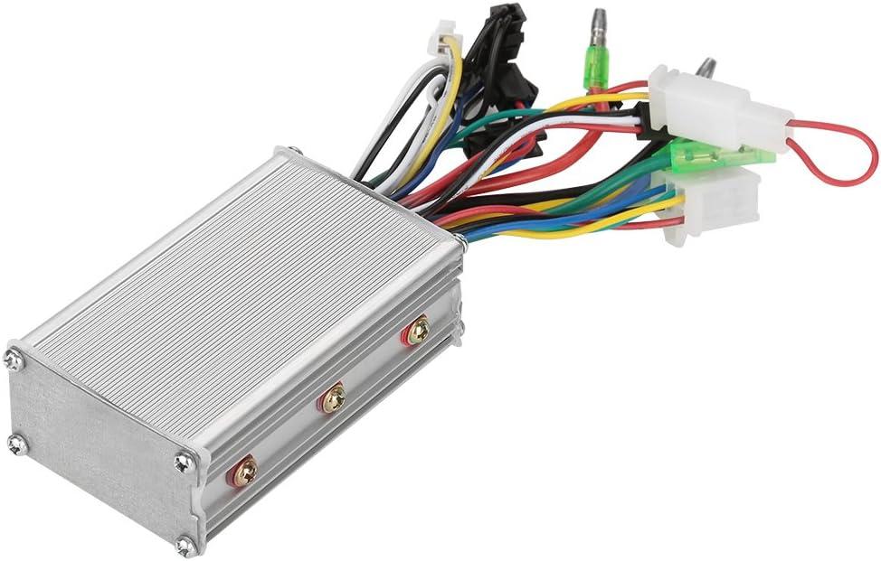 Dioche Motor Speed Controller, Electric Brush Motor Controller, 36V/48V 350W Brainpower Motor Controller for Electric Scooter E Bike