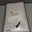 100% Blackout Shield Linen Blackout Curtains for Bedroom 84 Inches Long, Back Tab/Rod Pocket Living Room Drapes, Thermal Insulated Blackout Curtains 2 Panels Set, 50" W x 84" L, Cream