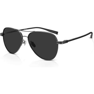 Retro Trendy Aviator Sunglasses for Men Women Classic Lightweight, Exclusive Eyewear Brand of EssilorLuxottica