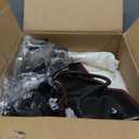 Tail Light Assembly Compatible with Nissan Titan 2017-2023 / Titan XD 2016-2023, Halogen Type Rear Lamp with Bulbs Replacement for 26550-EZ23D NI2801213, Red+Clear Lens, Right Passenger Side