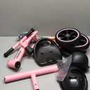 KRIDDO Tricycle for 2-5 Year Olds - Pink Toddler Trike With Gift for 24 Month to 4 Year Old Girls