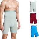 TELEWEE Mens Shapewear Tummy Control Shorts Compression, Slimming Body Shaper Boxer Briefs underwear size M