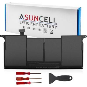 ASUNCELL A1465 A1406 Battery for MacBook Air 11 Inch Early 2015, Early 2014, Mid 2013, Mid 2012, Mid 2011 Model A1370 A1495 Capacity 7.6V 39W 5100mAh