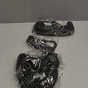 Pull Up Assistance Bands - 4 Heavy Duty Pull Up Bands with Adjustable Strap and Foot Rest - Stackable Pull Up Assist Band Set for Pull Up Bar - Resistance Bands for Pull Ups Chin Ups Strength Training (Black)