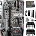 Rigid Molle Panels for Vehicles - Heavy-Duty Aluminium Alloy Organizer for Modular Storage & Display - Eco-Friendly & Versatile