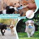 Shappy 40 Pcs Puppy Chew Toys for Teething TPR Small Dog Toys Soft & Durable Interactive Chew Toy Variety Shape Puppy Toy for Dog Play Supplies, Relieves Teething Anxiety, Not for Heavy Chewer(Blue)