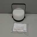 Mr.Go Portable LED Lantern Table Lamp | Cordless & USB Rechargeable | Remote Control & Dimmable | 16 RGB Colors & Kids Bedroom Outdoor Camping Light | Metal Handle (Black)