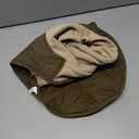 ASENKU Dog Coat, Dog Winter Jackets with Fleece Turtleneck, Windproof, Reflective Pet Snow Jacket for Cold Weather, Coats for Dogs, Army Green, L