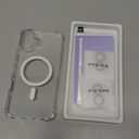 BERFY Compatible with iPhone 16 Plus Case, [Compatible with Magsafe], with Screen Protector + Camera Lens Protector, [Non-Yellowing] Crystal Clear Shockproof Phone Case for Women 6.7", Transparent