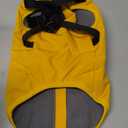 Dog Winter Coat Reflective Water-Resistant Jacket, Fleece Lined Windproof Puppy Coat with Back Zipper & D-Ring, Cold Weather Dog Coats for Small Medium Dogs, L