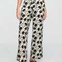 Gap 
Mid Rise Linen-Blend Pull-On Wide-Leg Pants
Size M
