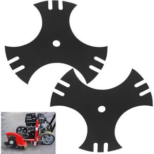 2 Pack 79cc Tri-Tip Blade Compatible with Earthquake 41273 79cc 4-Cycle Walk-Behind Edger, Help Accomplish Lawn, Sidewalk and Driveway Edging Tasks