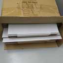 7x6x3'' Corrugated Mailers, 25 Pack, Cardboard Shipping Boxes, White (CM763-25)