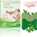 28Pcs/Box Mugwort Patches -Wormwood Stickers Natural Herbal Patches for Arm Natural Herbal Arm Patch for Women and Men