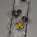 Hat Rack for Wall 24 Baseball Caps, 2 Pack Modern Metal Hat Organizer with 24 Hooks Hat Holder Wall-Mounted Storage Display for Closet Bedroom Entryway Laundry Black