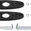 Outside Bullet Mirror Mounting Set, LSOT001157 Rearview Mirror Kit Fit for Pontiac Firebird/GTO for Chevy Camaro/Nova 1970-1981, R312-13 LSOT001157