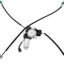 BOXI 741-824 Front Passenger Side Power Window Regulator with Motor Fit for Chrysler Town & Country Voyager for Dodge Grand Caravan/Silvery 4717766AB