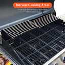 Hisencn Grill Warming Rack for Charbroil Performance 463448021 5 Burner, Replacement Part for Charbroil 463449021, 463451022 5-Burner Gas Grill, Warming Grates, Stainless Steel