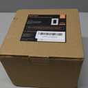 BESTTEN [40 Pack] Mid-Size Screwless Decorator Wall Plate, Midway Receptacle Outlet Cover, Midsized 1 Gang Switch Plate, USWP4 Glossy Off White, UL Listed, H4.88" x W3.11"