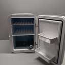 Cooluli 20 Liter Mini Fridge with Temperature Control - White Thermoelectric Cooler and Warmer for Bedroom, Office, Car, Dorm 